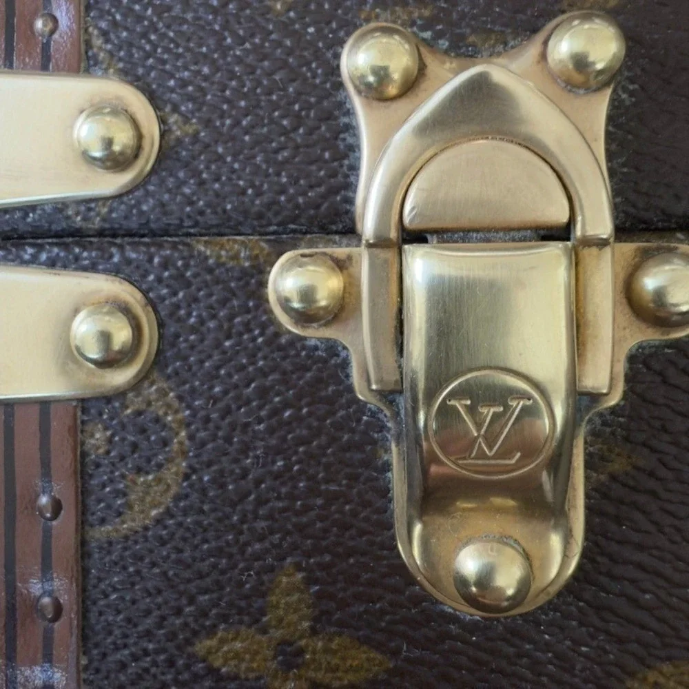 Rare Vintage Louis Vuitton Super President Luggage Monogram Made in France‎